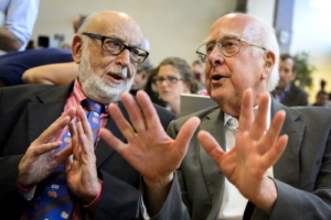 François Englert and Peter Higgs